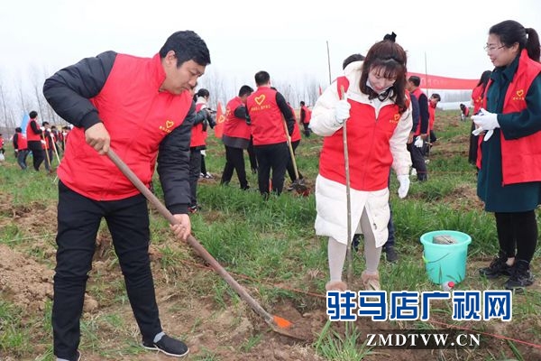 團市委開展“綠風尚”春季義務(wù)植樹活動