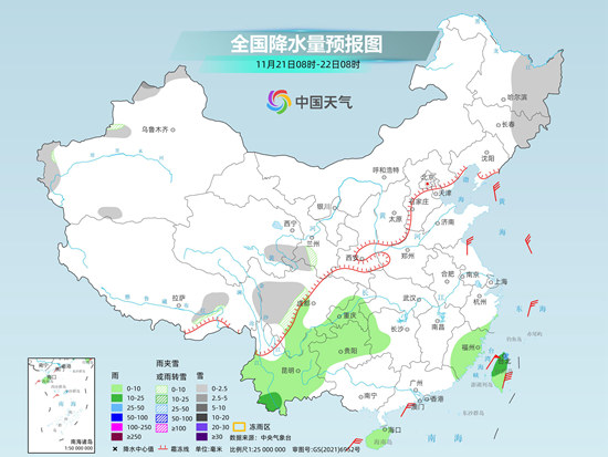 我國天氣進入短暫平靜期 23日起寒潮攜大風降溫雨雪來襲