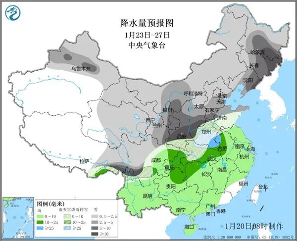 節(jié)前大寒潮將至！雨雪降溫來襲，春運(yùn)返鄉(xiāng)需警惕