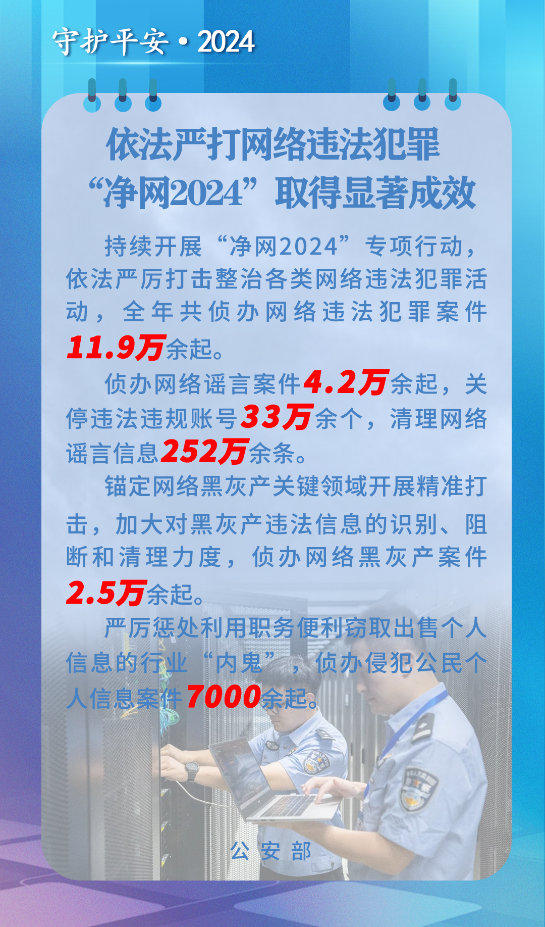 嚴懲有組織造謠炒作！去年公安機關偵辦網(wǎng)絡謠言案4.2萬余起